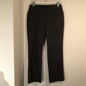 Simon Chang Womens Casual Pants Size 8 Gray Straight Leg
